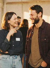 Builders at an event