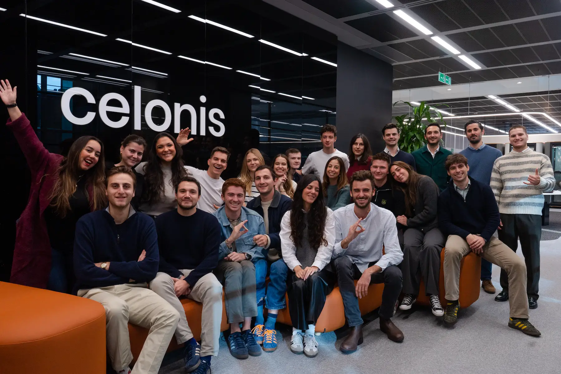 Celonis team group photo